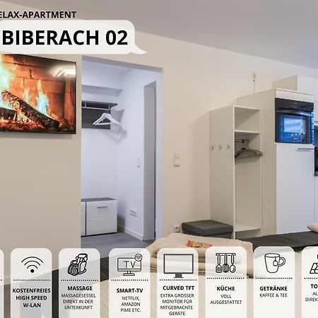 Relaxapartment 2 Massagesessel Smarttv Kueche Біберах-на-Рісі Екстер'єр фото